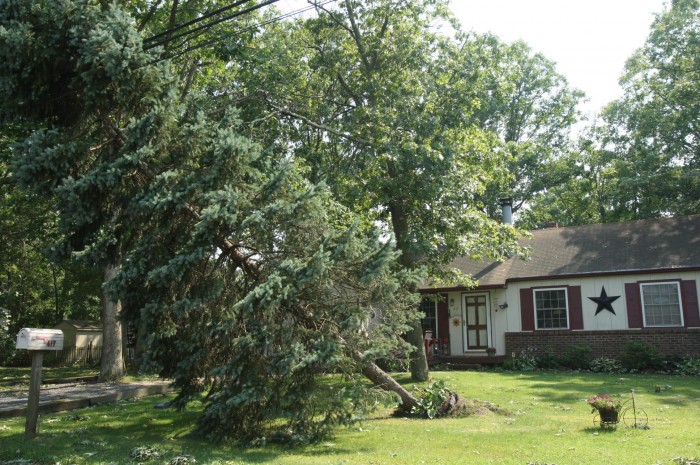 Storm damage